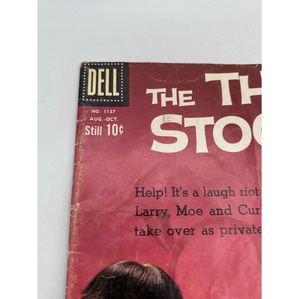 1960 Dell Comics The Three Stoooges No. 1127 Aug.-Oct. 1960